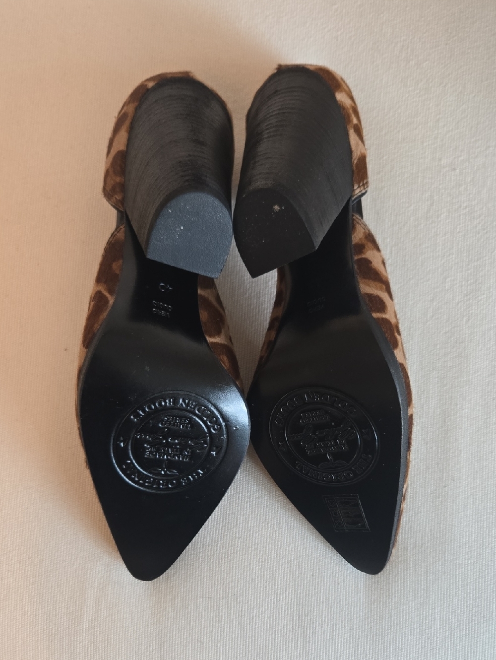 Golden Goose Calf Hair Leopard Heels - Picture 9 of 10